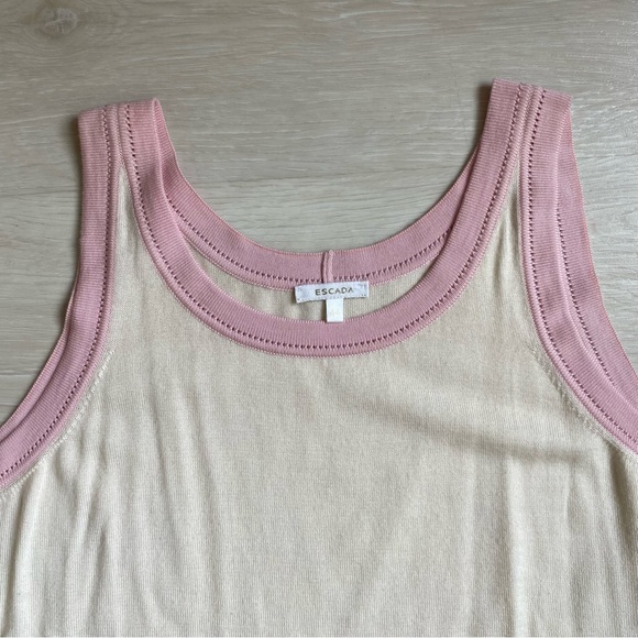 Vintage Escada Cashmere Tank EU 44 Large - Picture 4 of 4